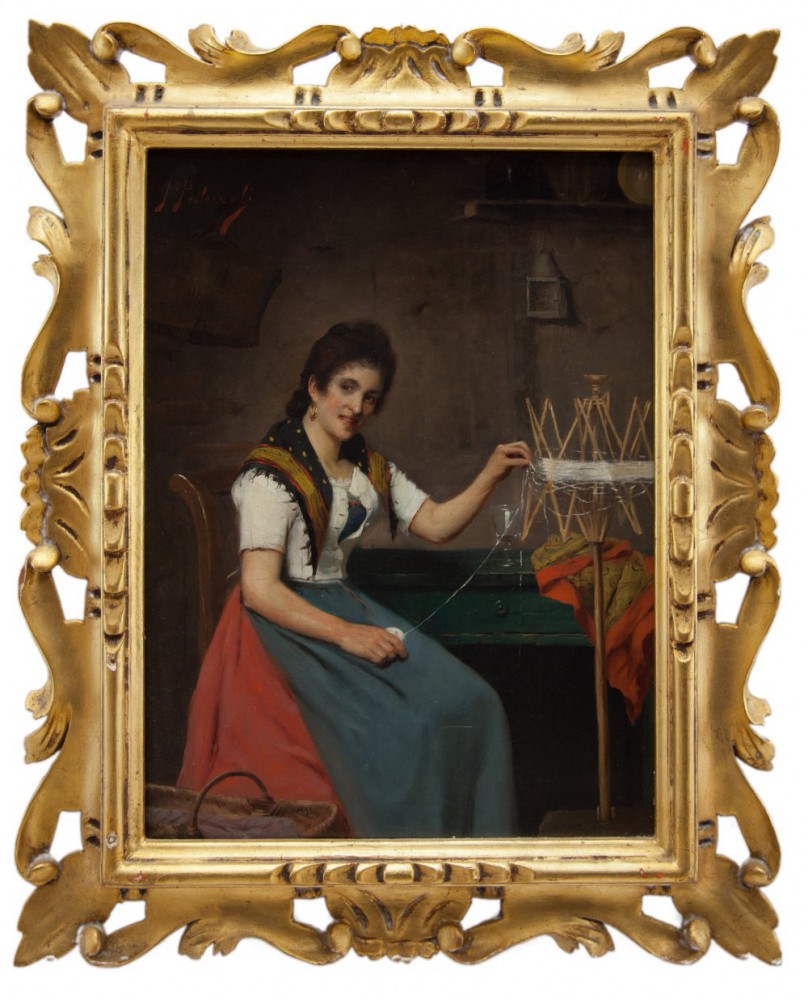 pietro pederzoli: Filatrice